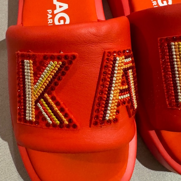 Karl Lagerfeld Slip-On Platform Slide Sandals - Picture 2 of 9